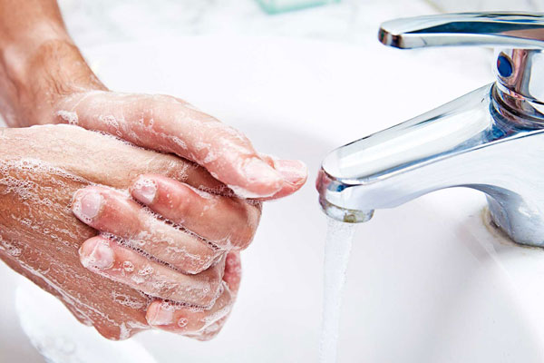 health habits - washing hands