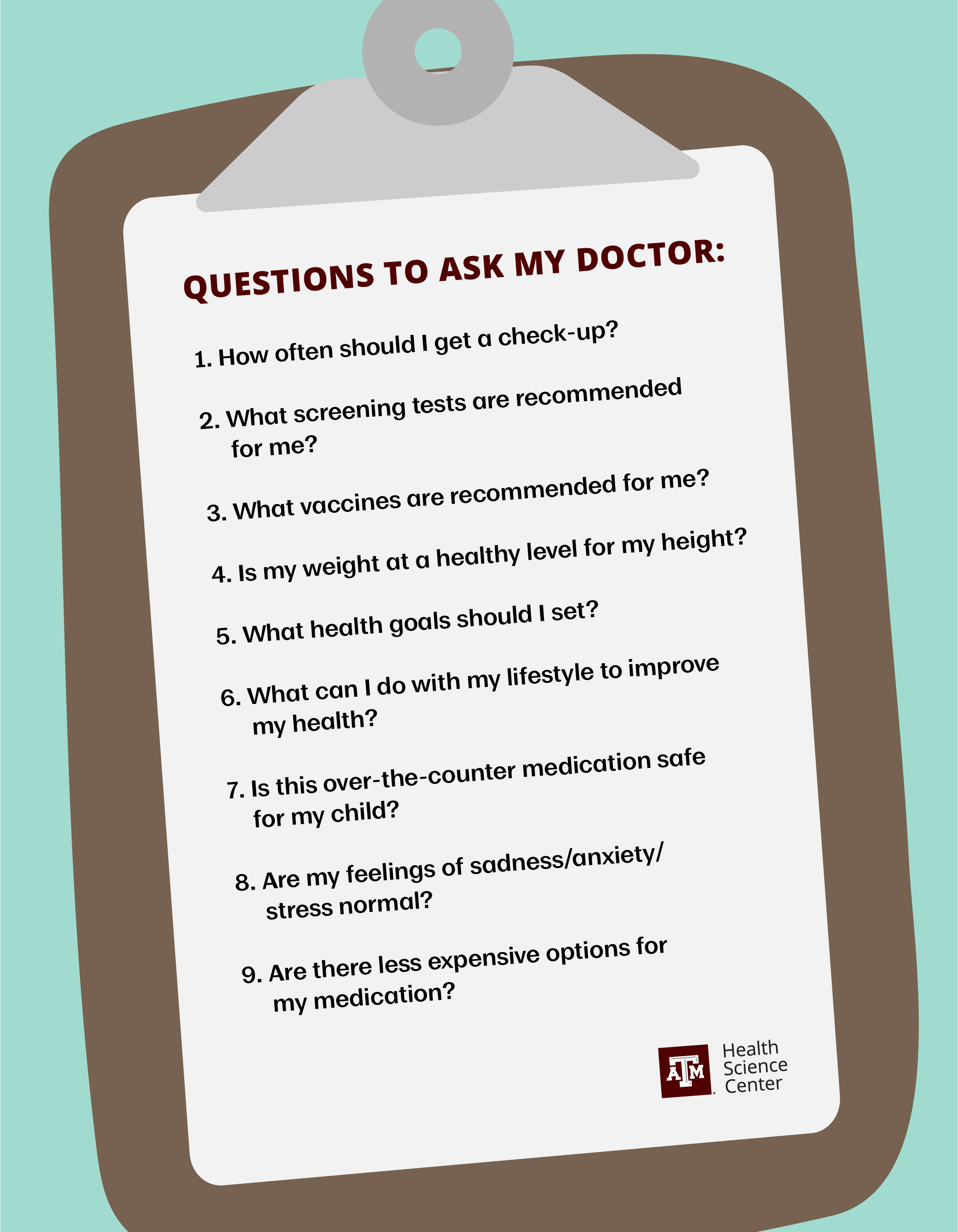 doctor visit questions