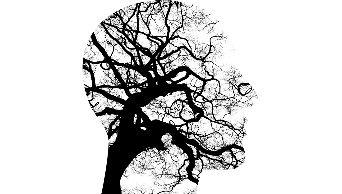 Addressing the psychiatry shortage_A picture of a tree within the shape of a human head