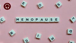 Menopause-small white blocks with letters that spell out the word 'menopause'
