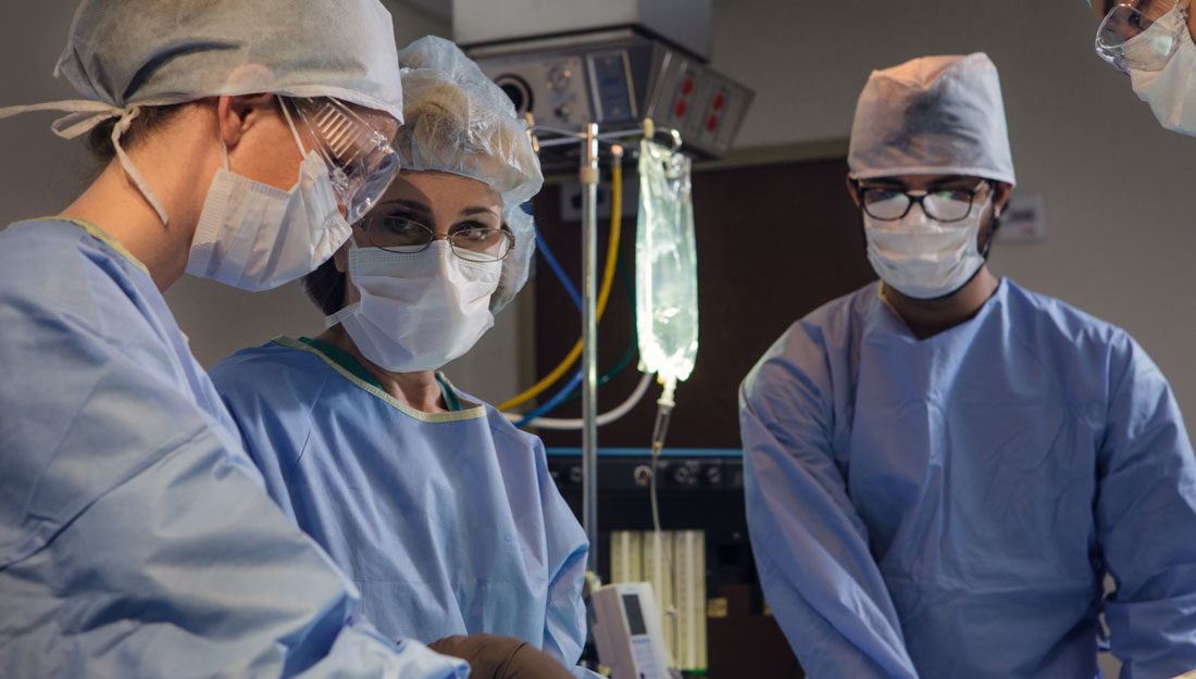 surgical team inside operating room